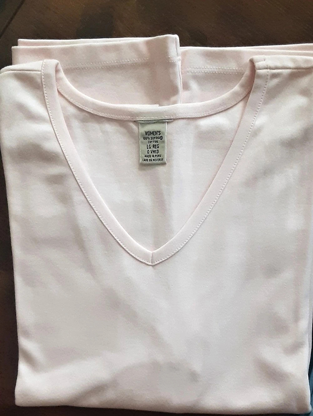 Pick 1: Women's Supima Cotton Tee, Long-Sleeve V-neck - Picture 11 of 16